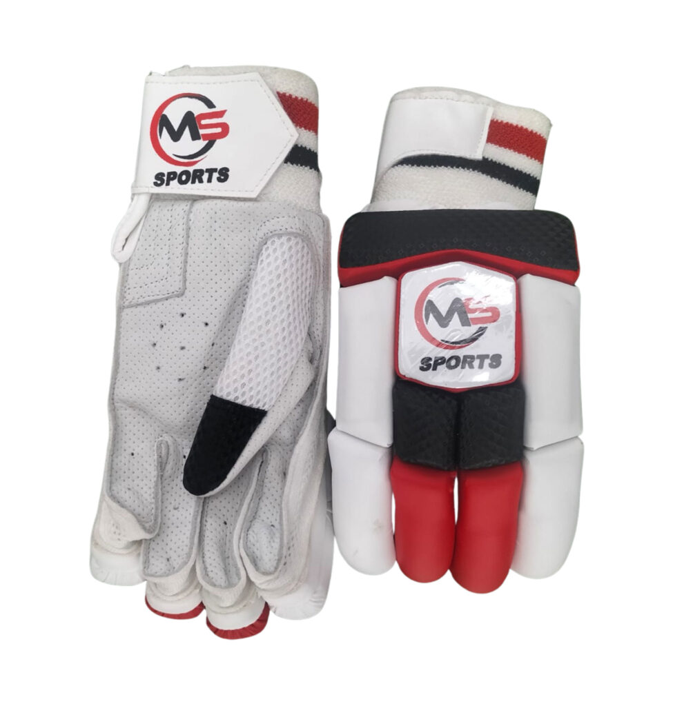 MS Batting Gloves – Red Edition